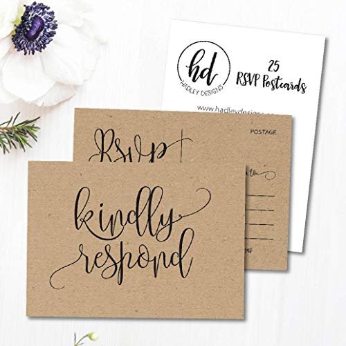 RSVP Postcards | Set of 25 | Greeting Cards