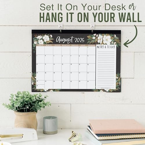 Magnolia Large Desk Calendar | 18-Month | 2025-2026 | Calendars & Planners