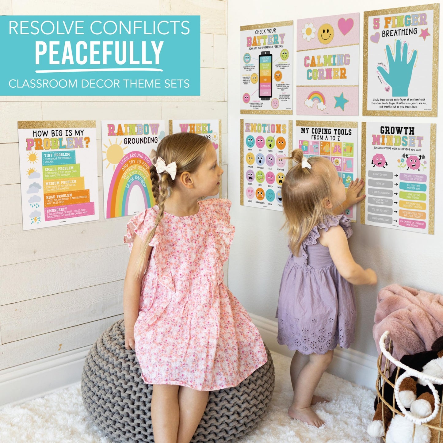 Calming Corner Posters | Set of 9 | Classroom Decor