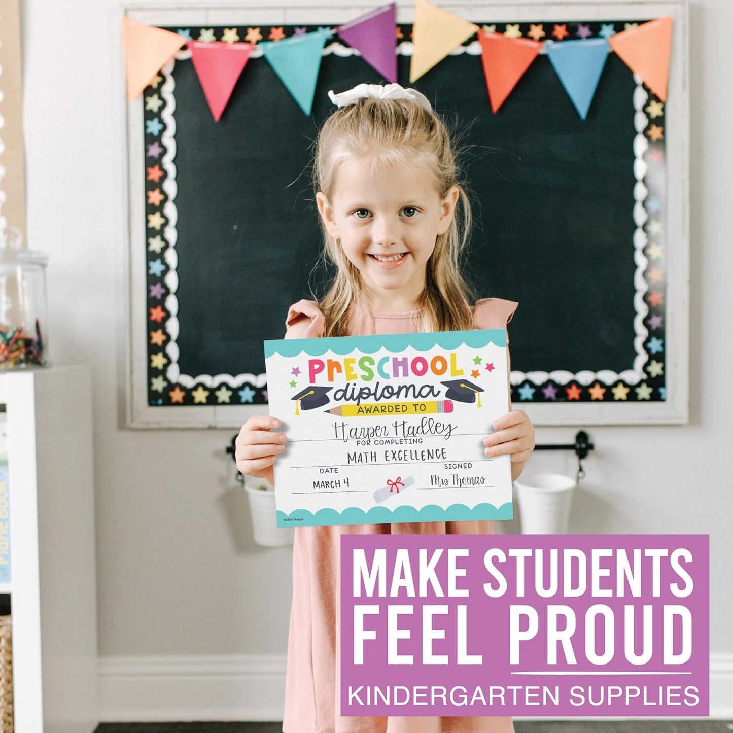 Preschool Certificate of Achievement | Set of 25 | Trophies & Awards