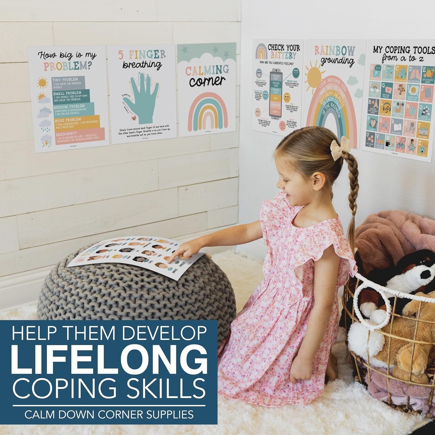 Calming Corner Posters | Set of 9 | Classroom Decor - SAMPLE