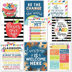 Classroom Motivational Posters | Set of 9 | Educational Supplies ...