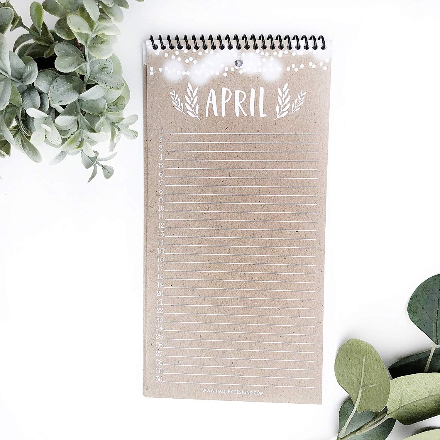 Perpetual Calendar | 12 Months | Home & Organization