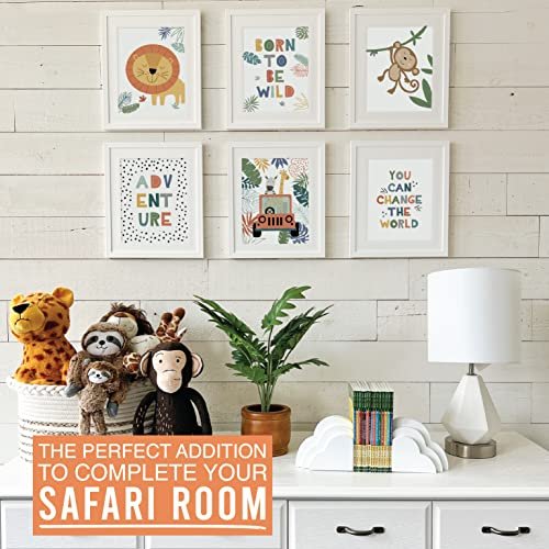 Safari 2 Children's Wall Art | Set of 6 | Nursery Decor