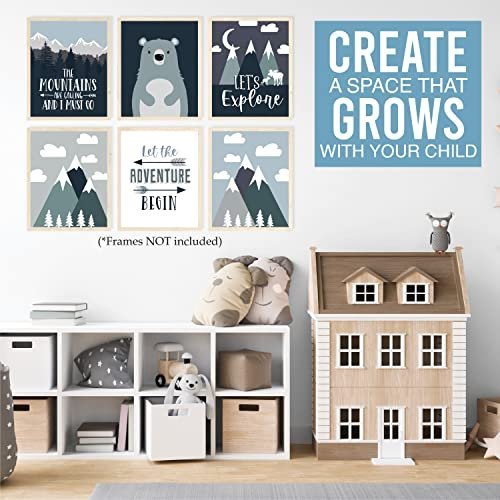 Nursery Wall Art | Set of 6 | Nursery Home Decor