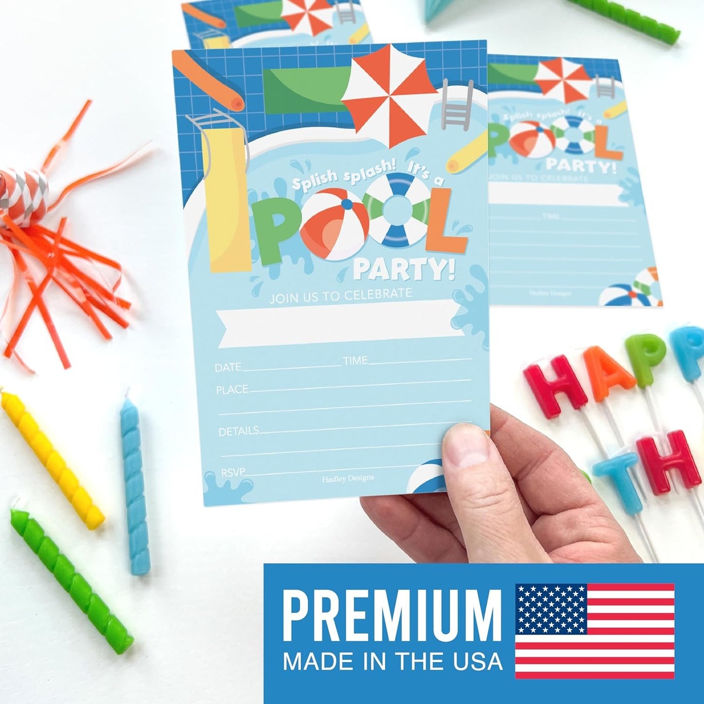 Boys Birthday Invitations | Set of 15 | Kid's Party