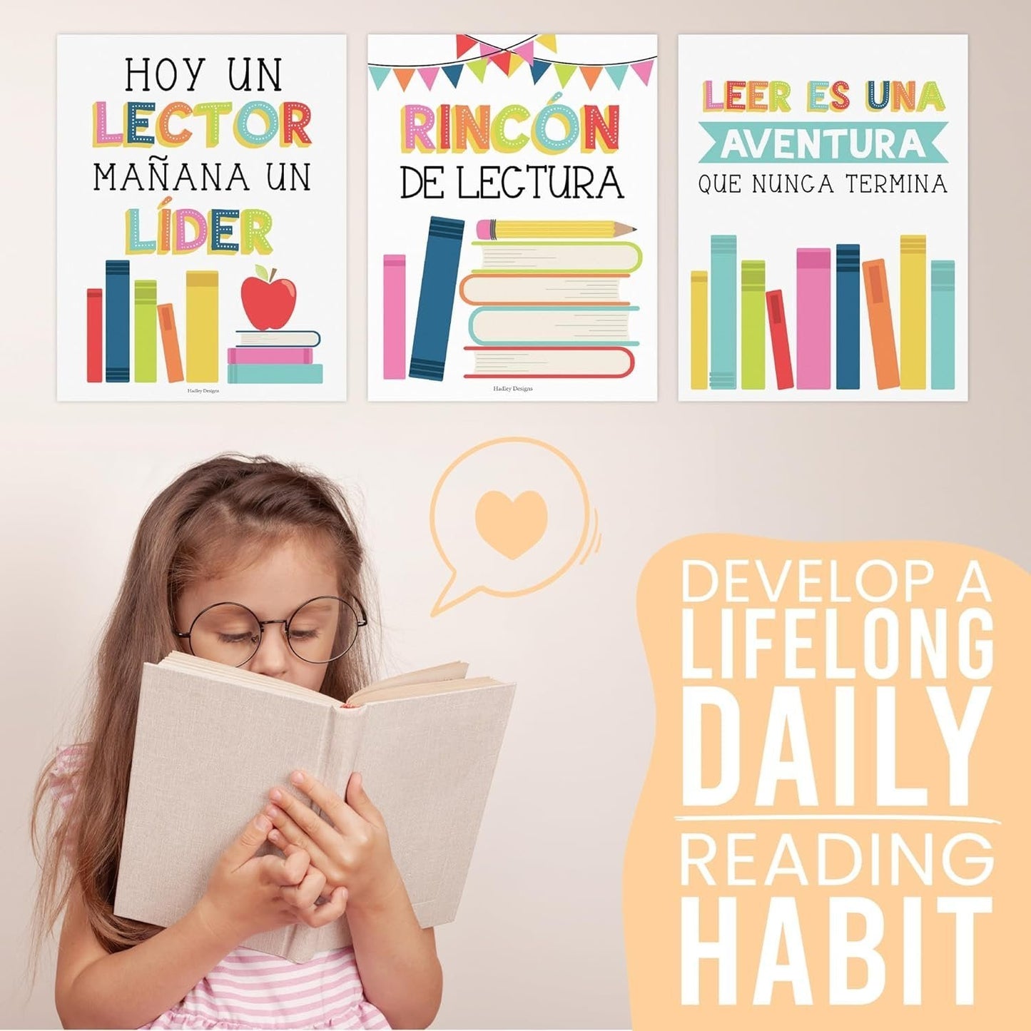 Spanish Reading Posters | Set of 6 | Educational Posters