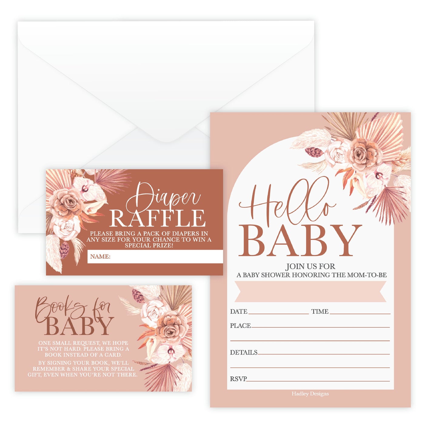 Invitation Bundles | Set of 15 | Baby Shower Supplies