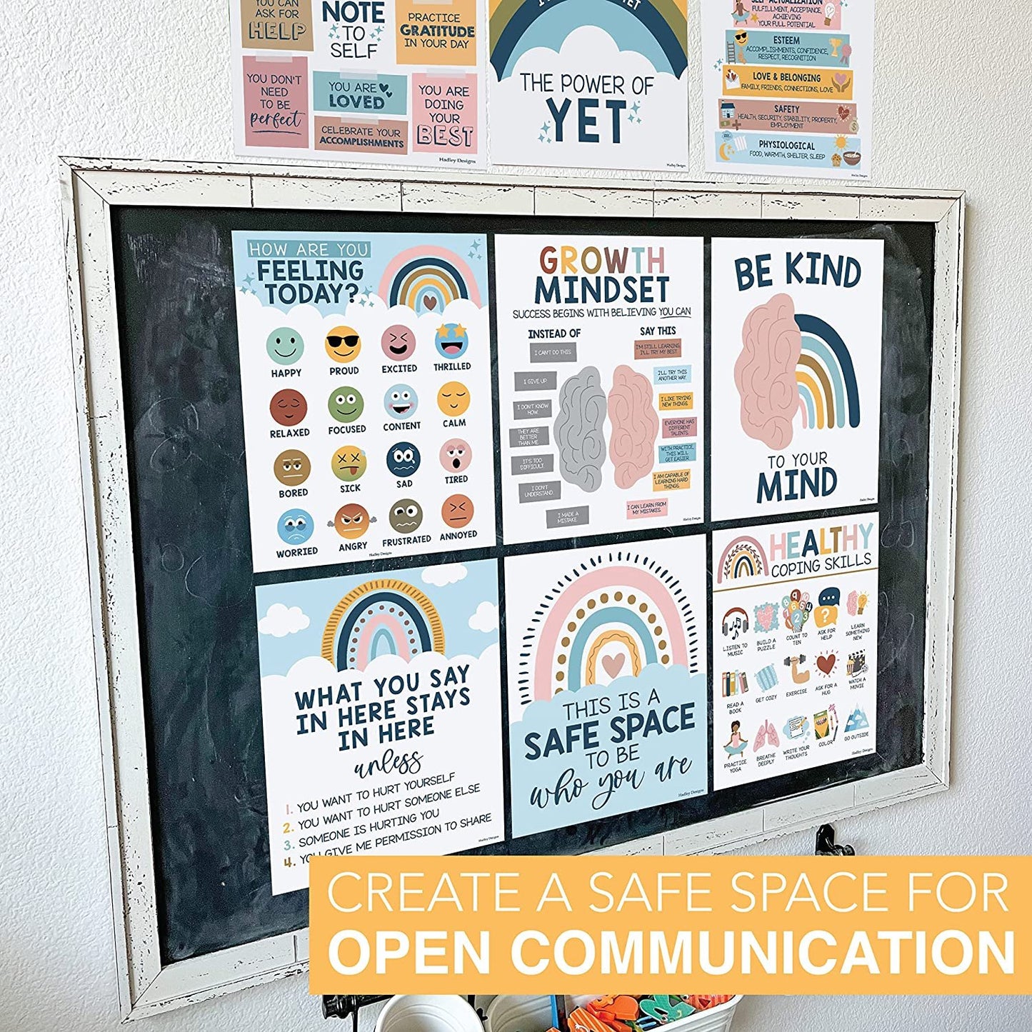 Mental Health Posters | Set of 9 | Educational Posters