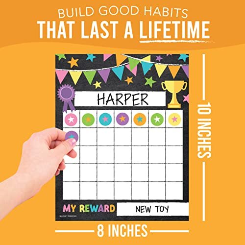 Colorful Incentive Charts | Set of 25 | Home Essentials