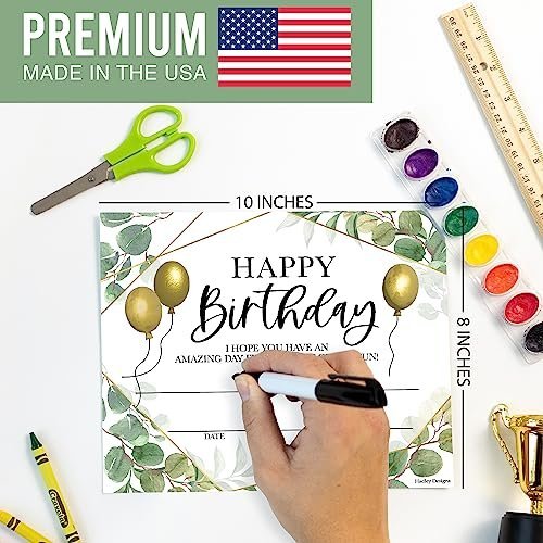 Birthday Certificates | Set of 25 | Birthday Gifts