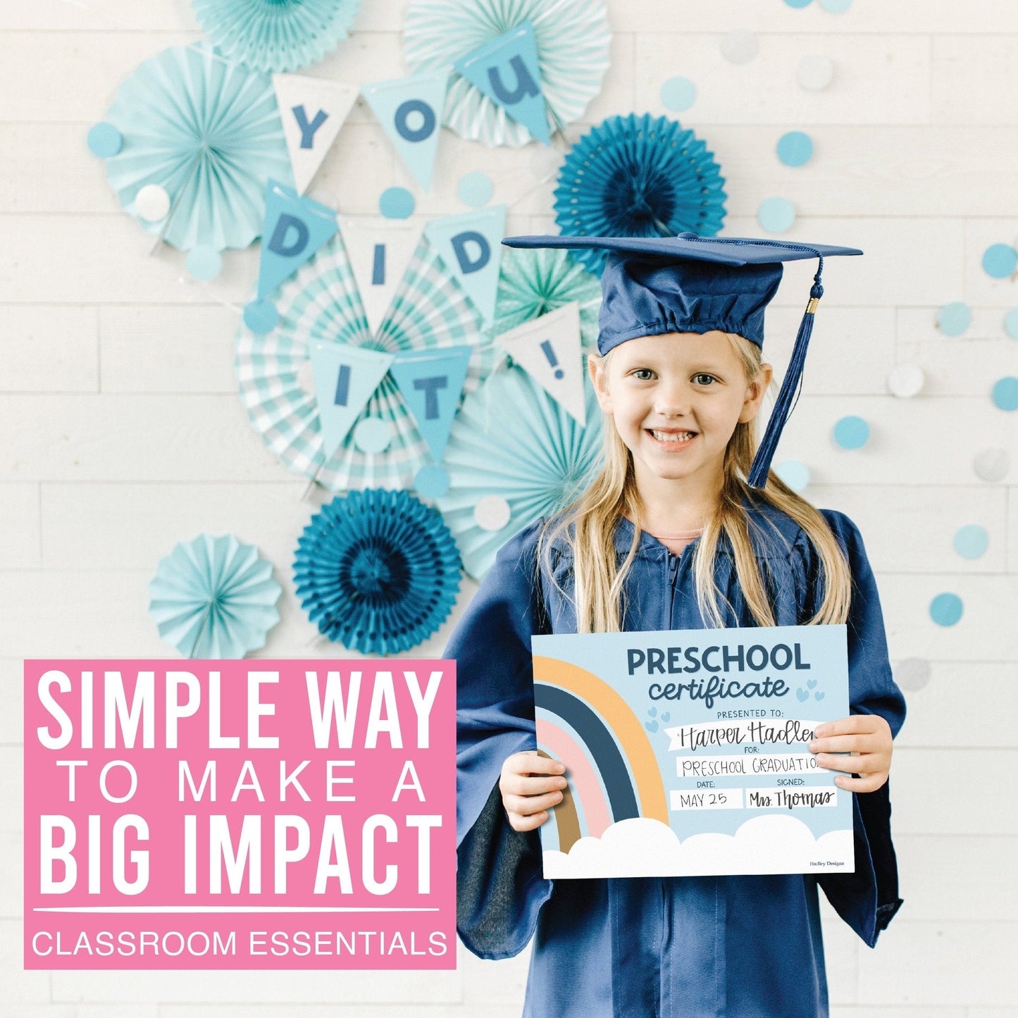 Preschool Certificate of Achievement | Set of 25 | Trophies & Awards