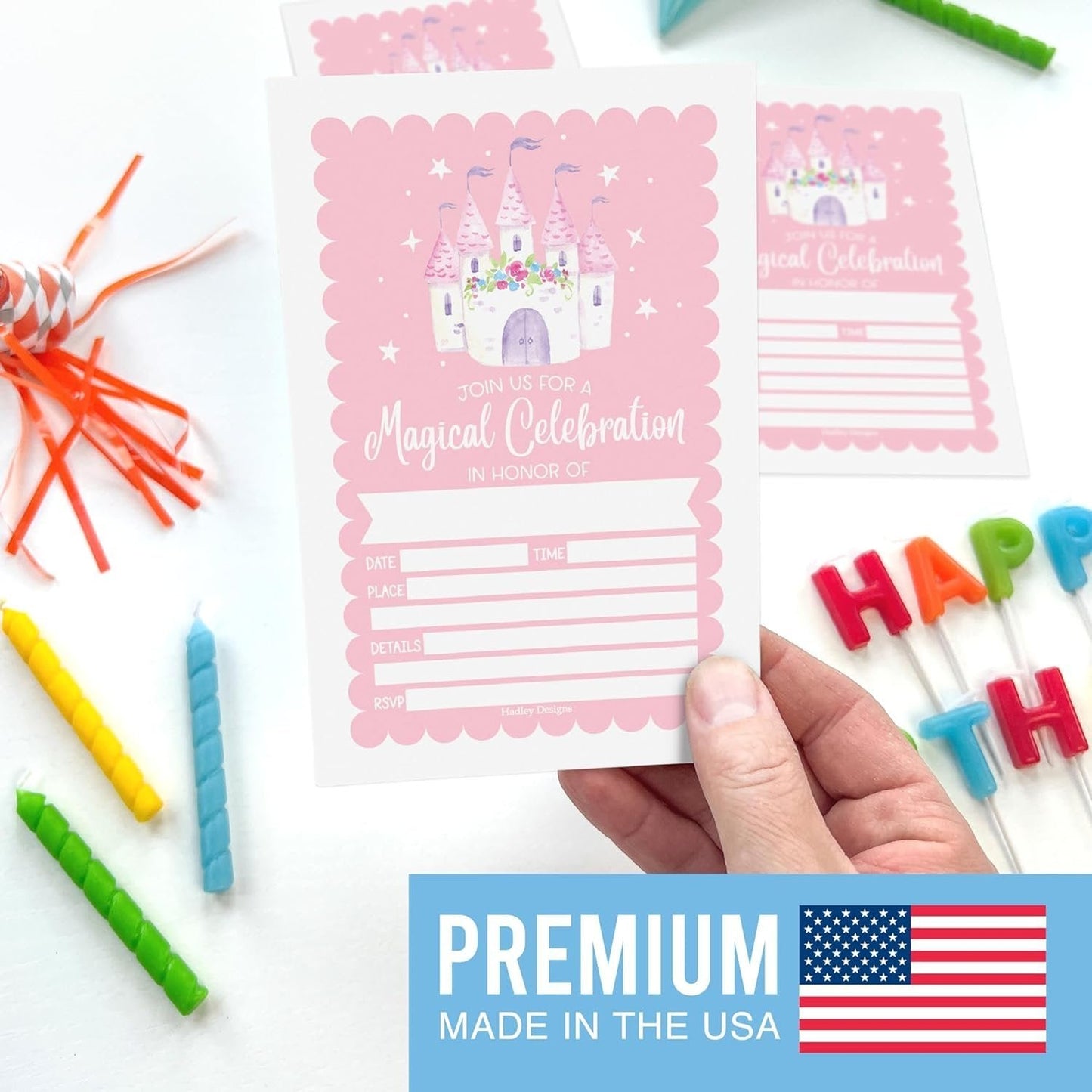Birthday Girl Invitations | Set of 15 | Kid's Party