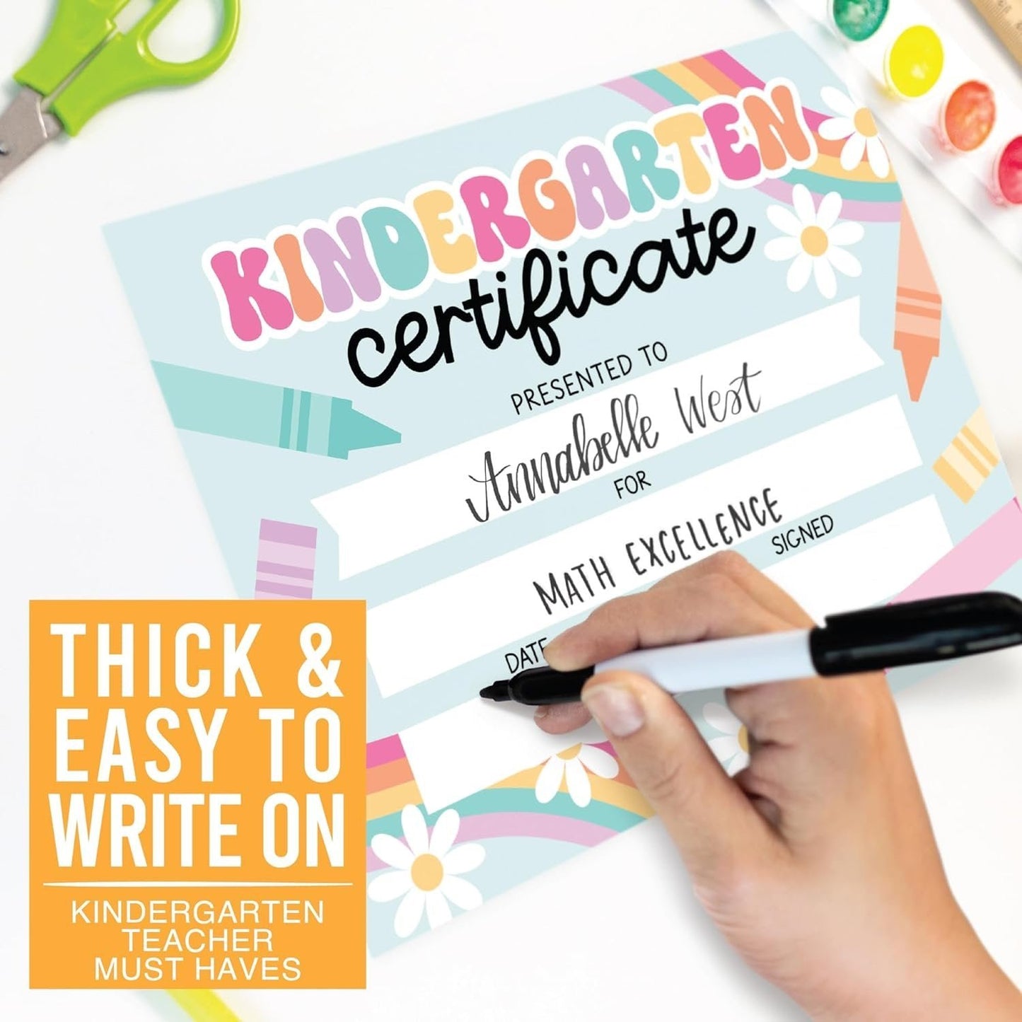 Retro Kindergarten Certificate of Achievement | Set of 25 | Awards