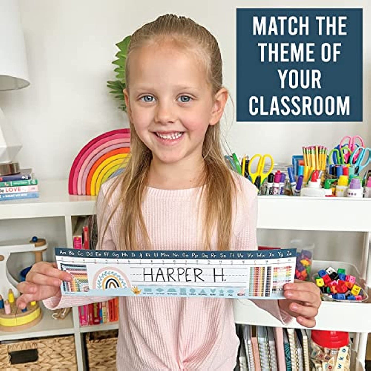 Classroom Name Plates | Set of 25 | Classroom Supplies
