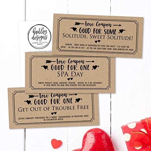 Love Coupons | Set of 15 | Romantic, Love, Gifts
