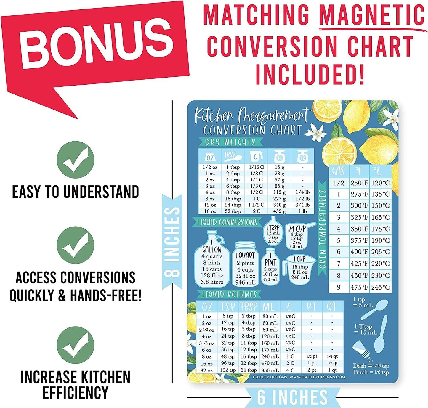 Lemon Magnetic Meal Planner | Weekly | Calendar & Planners