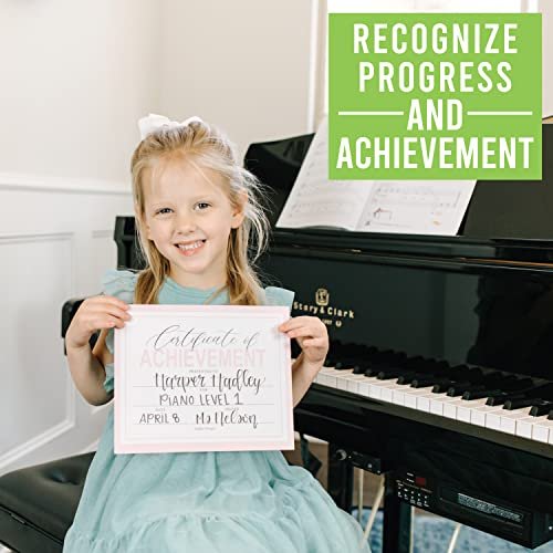 Pink Certificate of Achievement | Set of 25 | Awards