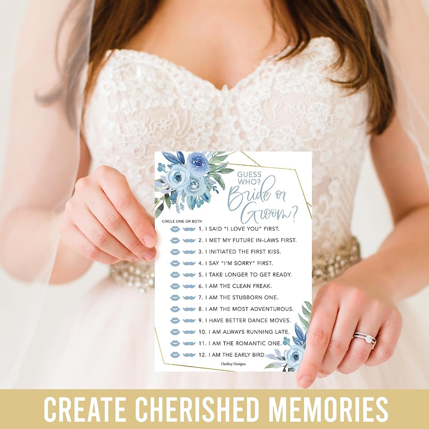 Mad Libs, Guess the Dress, Who Knows the Bride, and Find the Guest Games | Set of 40 | Bridal Shower Games