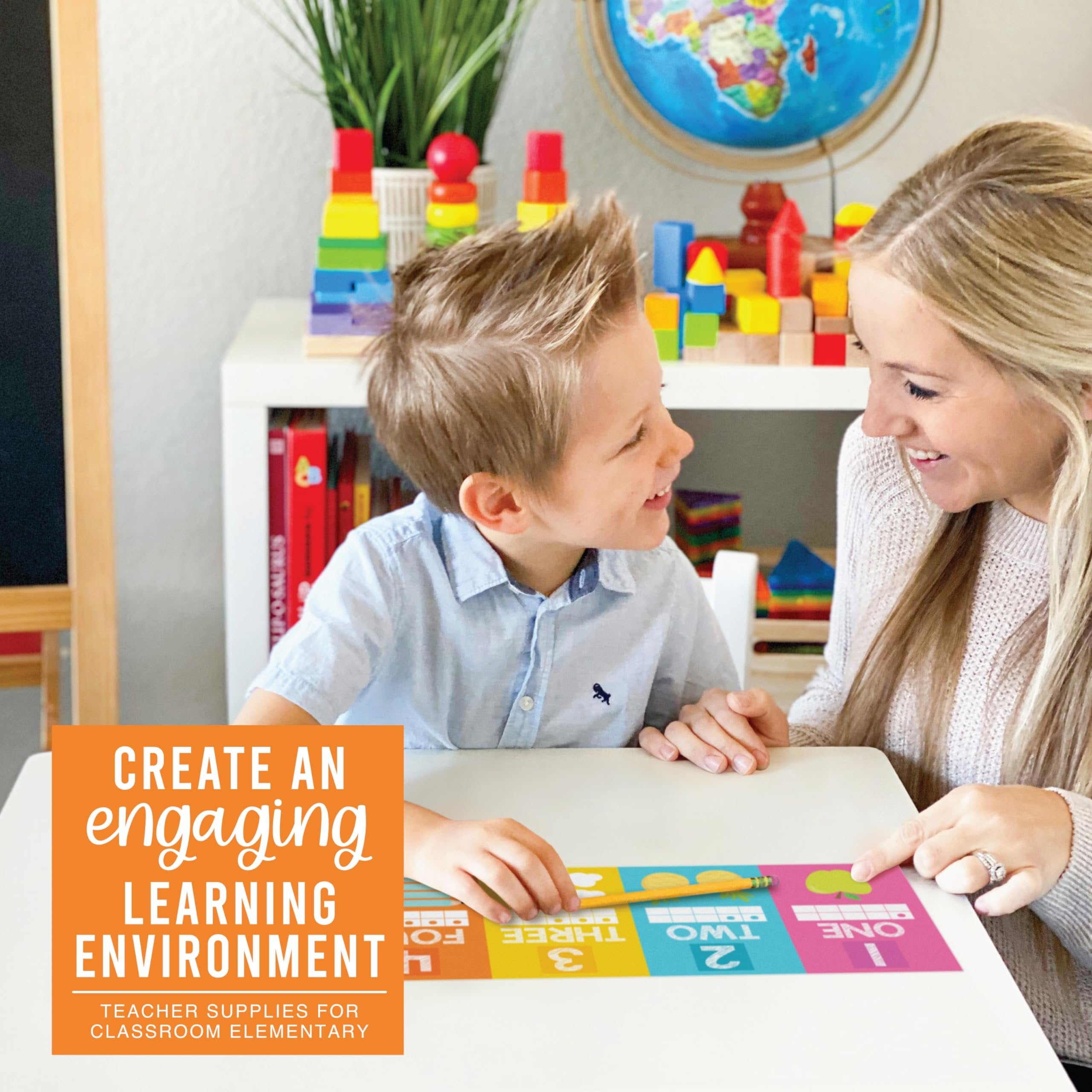 Letters & Numbers Jumpstart Kit: Colorful 12 Poster Pack