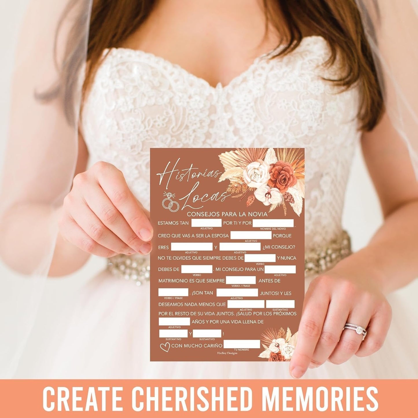 Mad Libs en español y Quién conoce mejor a la novia | Juego de 20 | Juegos para despedidas de soltera en español