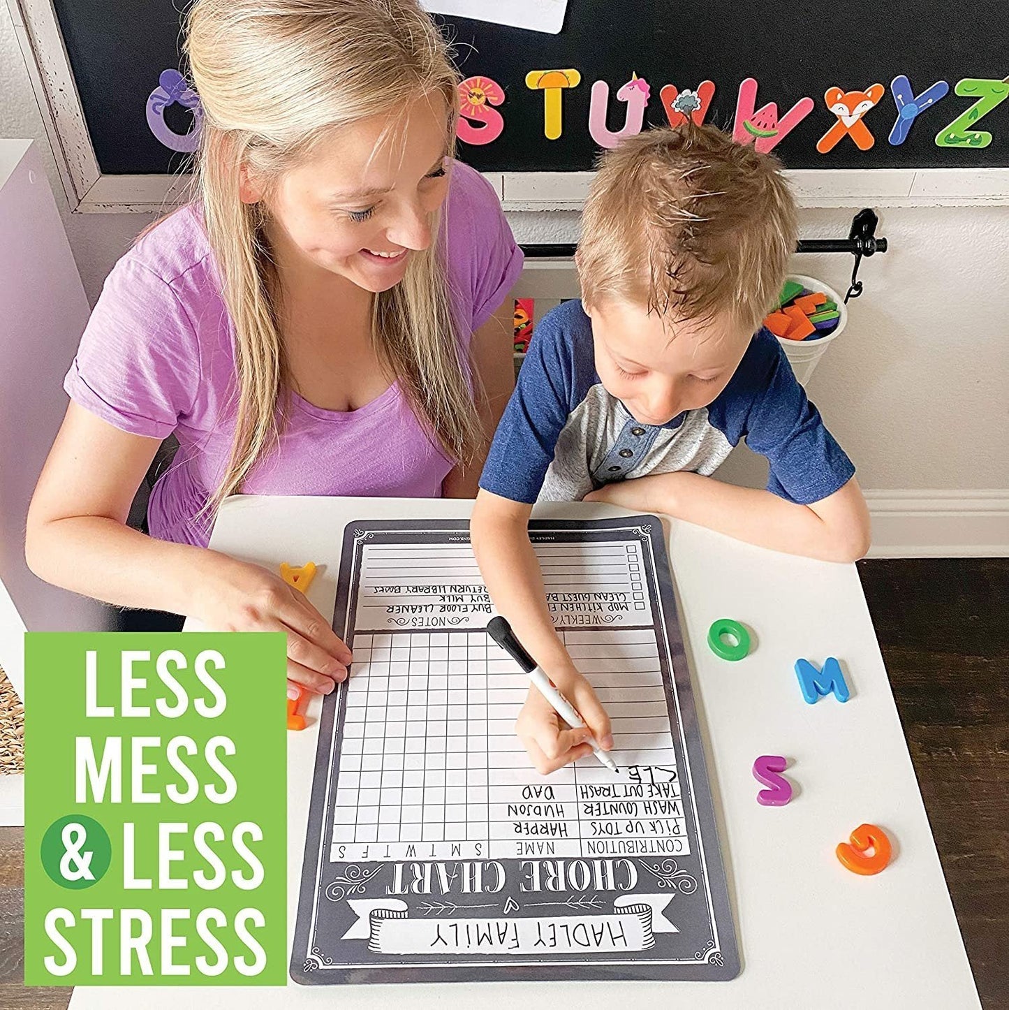 Family Chore Charts | Home Organization | Charts & Posters