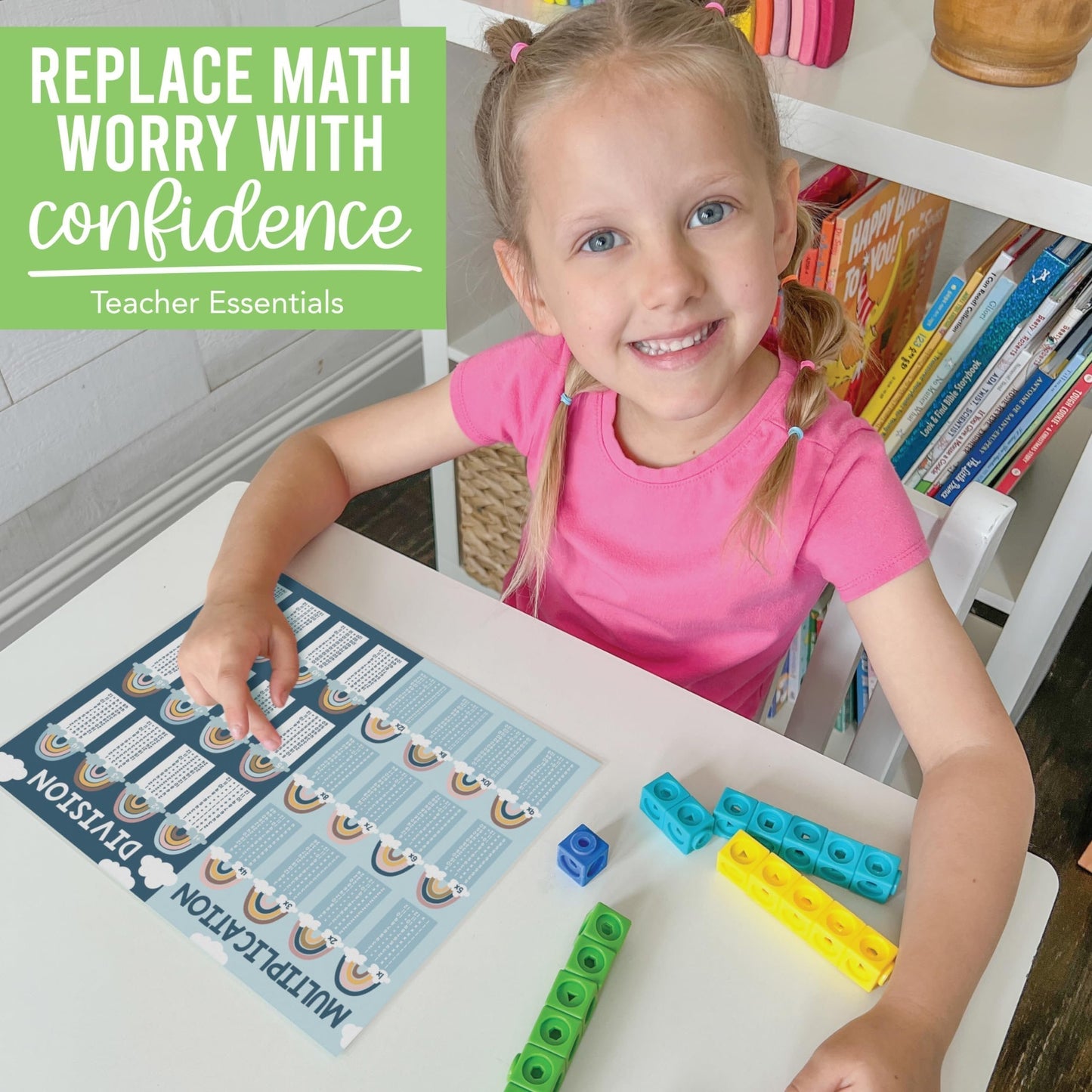 Math Cheat Sheets | Double-Sided Multiplication & Division | Classroom Supplies