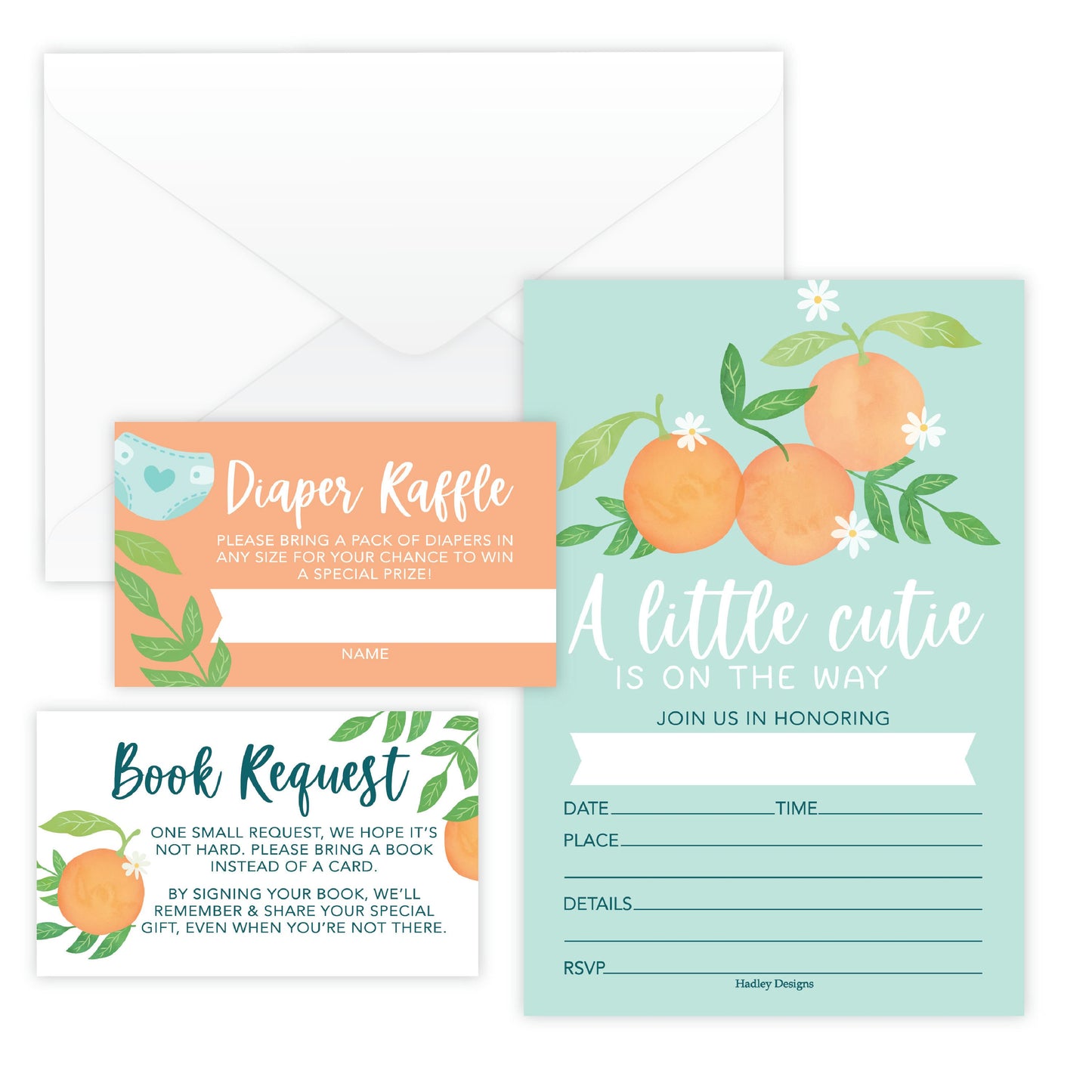 Invitation Bundles | Set of 15 | Baby Shower Supplies