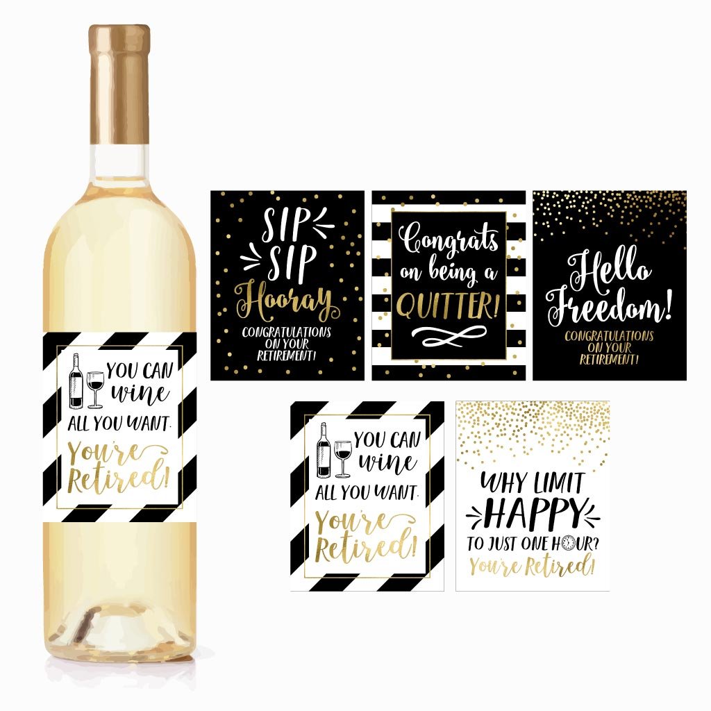 Themed Wine Labels | Party Supplies