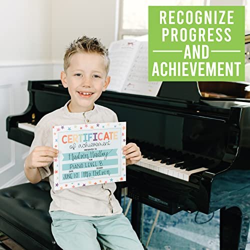 Colorful Stars Certificate of Achievement | Set of 25 | Awards