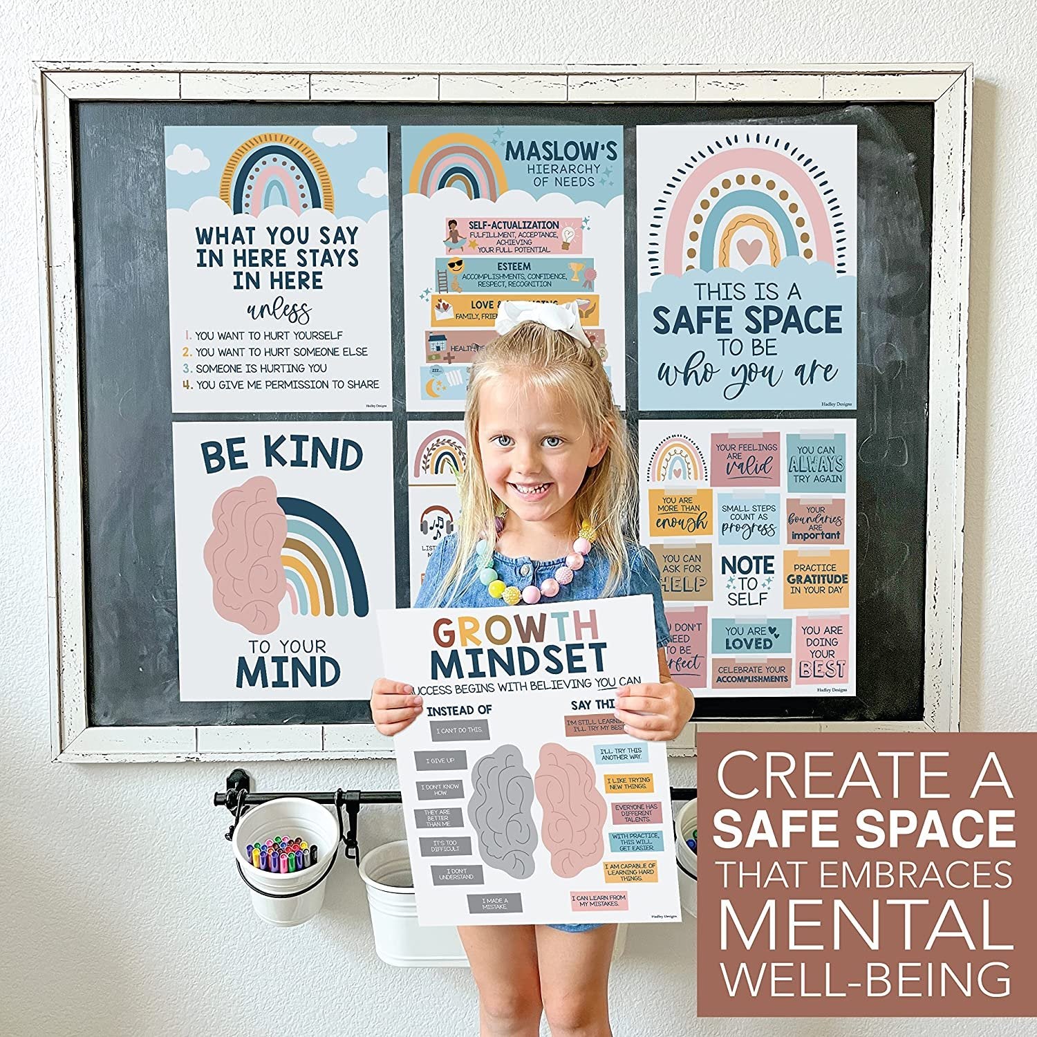 Mental Health Posters | Set of 9 | Educational Posters