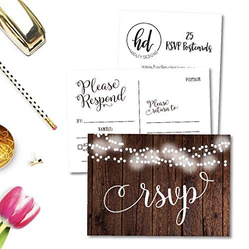 RSVP Postcards | Set of 25 | Greeting Cards
