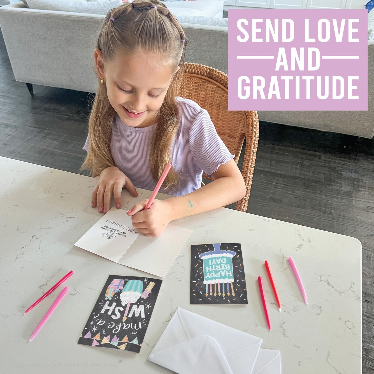 Folded Birthday Cards | Set of 54 | Cards & Party
