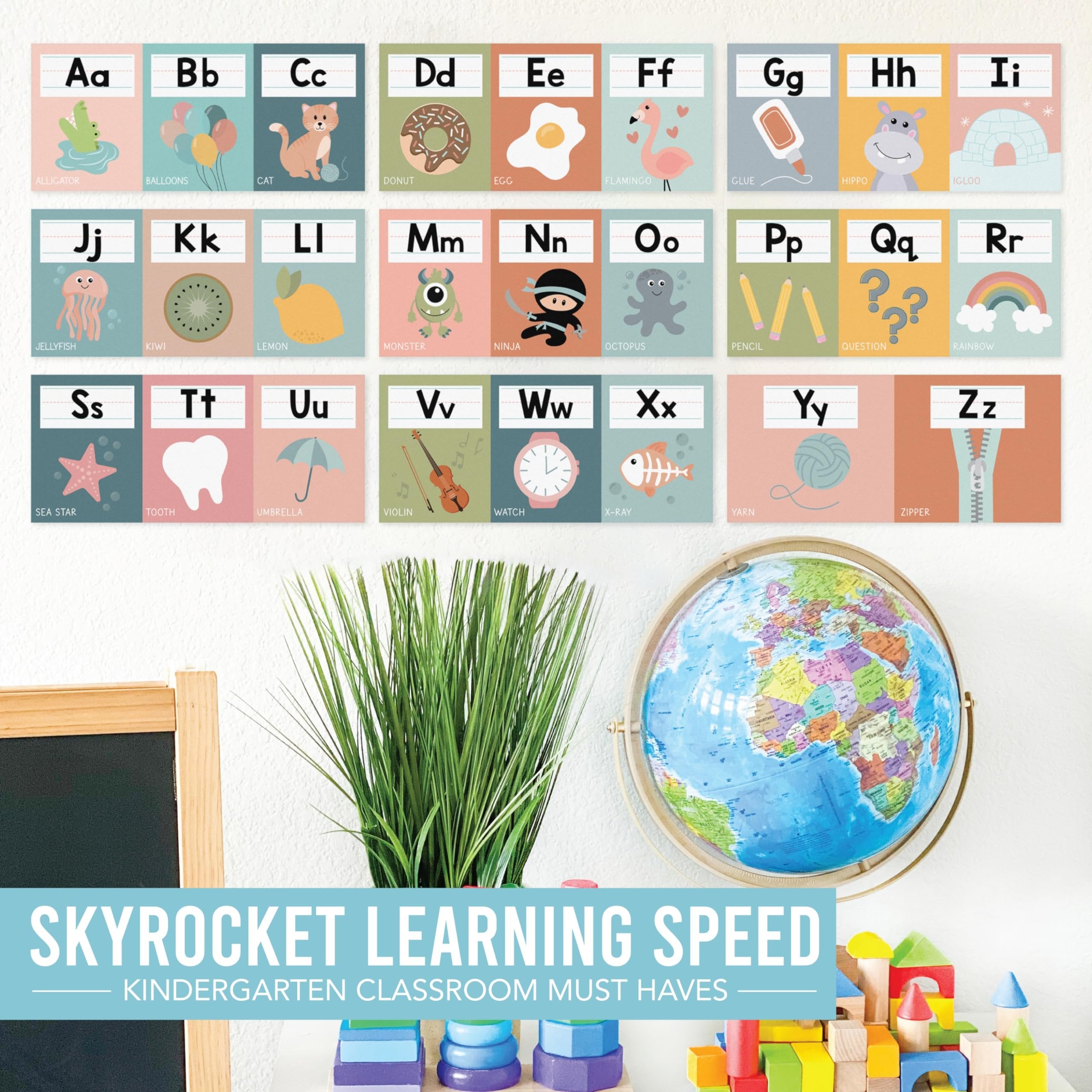 Alphabet Bulletin Board Set | Classroom Supplies | Educational Decor