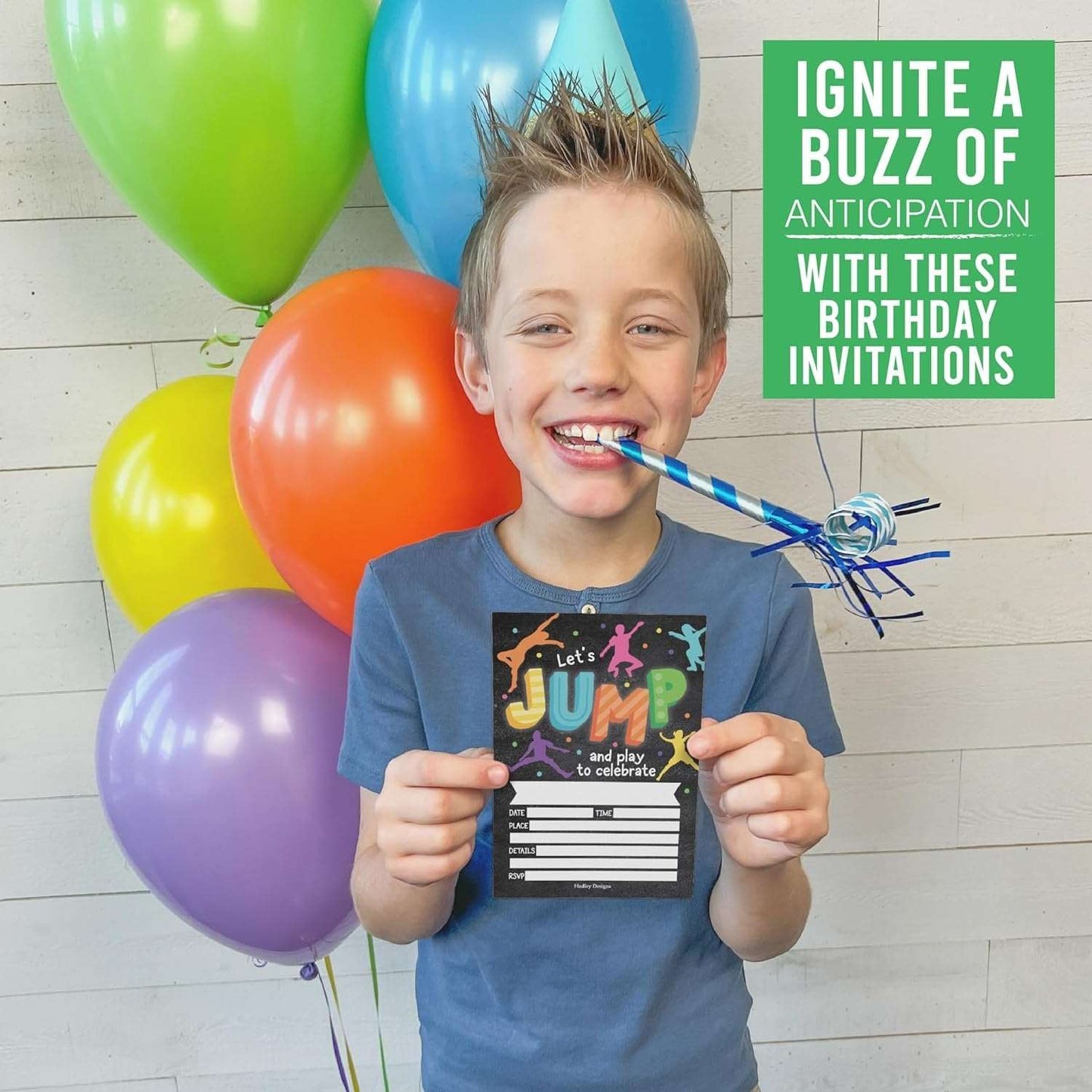 15 Trampoline Jump Birthday Invitations Girl - Kids Birthday Invitations Boy, Jump Birthday Party Invitations For Boys, Trampoline Birthday Invites For Boys, Invitation Cards, Birthday Party Invites