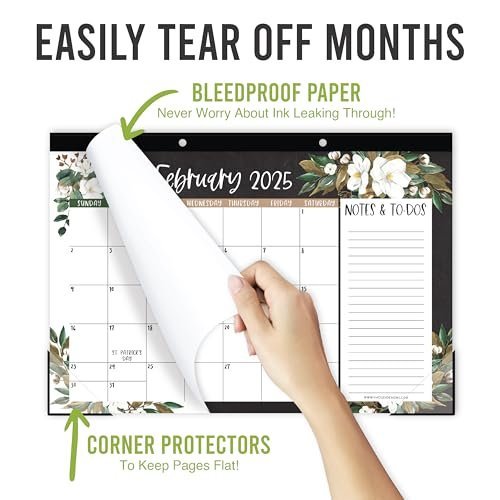 Magnolia Large Desk Calendar | 18-Month | 2025-2026 | Calendars & Planners