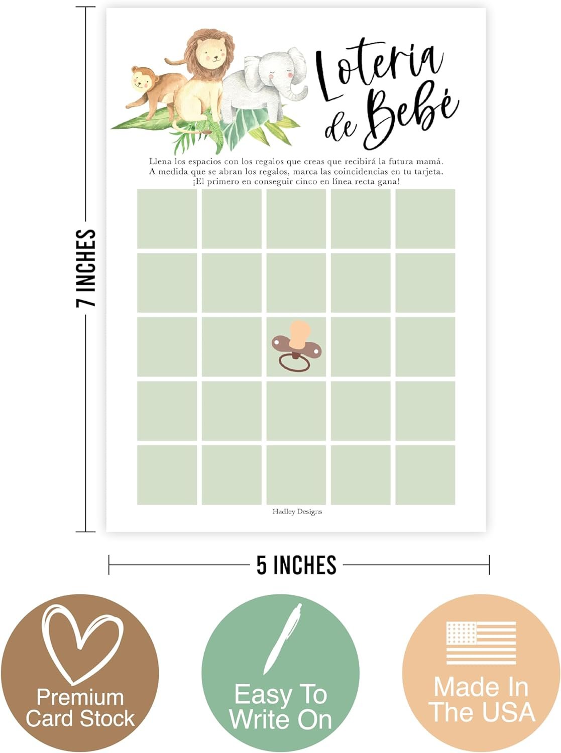 20 Safari Juegos Para Baby Shower En Español - Juegos De Baby Shower En Español, Hilarious Baby Shower Games In Spanish, Spanish Baby Shower Games, Baby Shower Bingo Español, Quien Conoce Mas A Mama