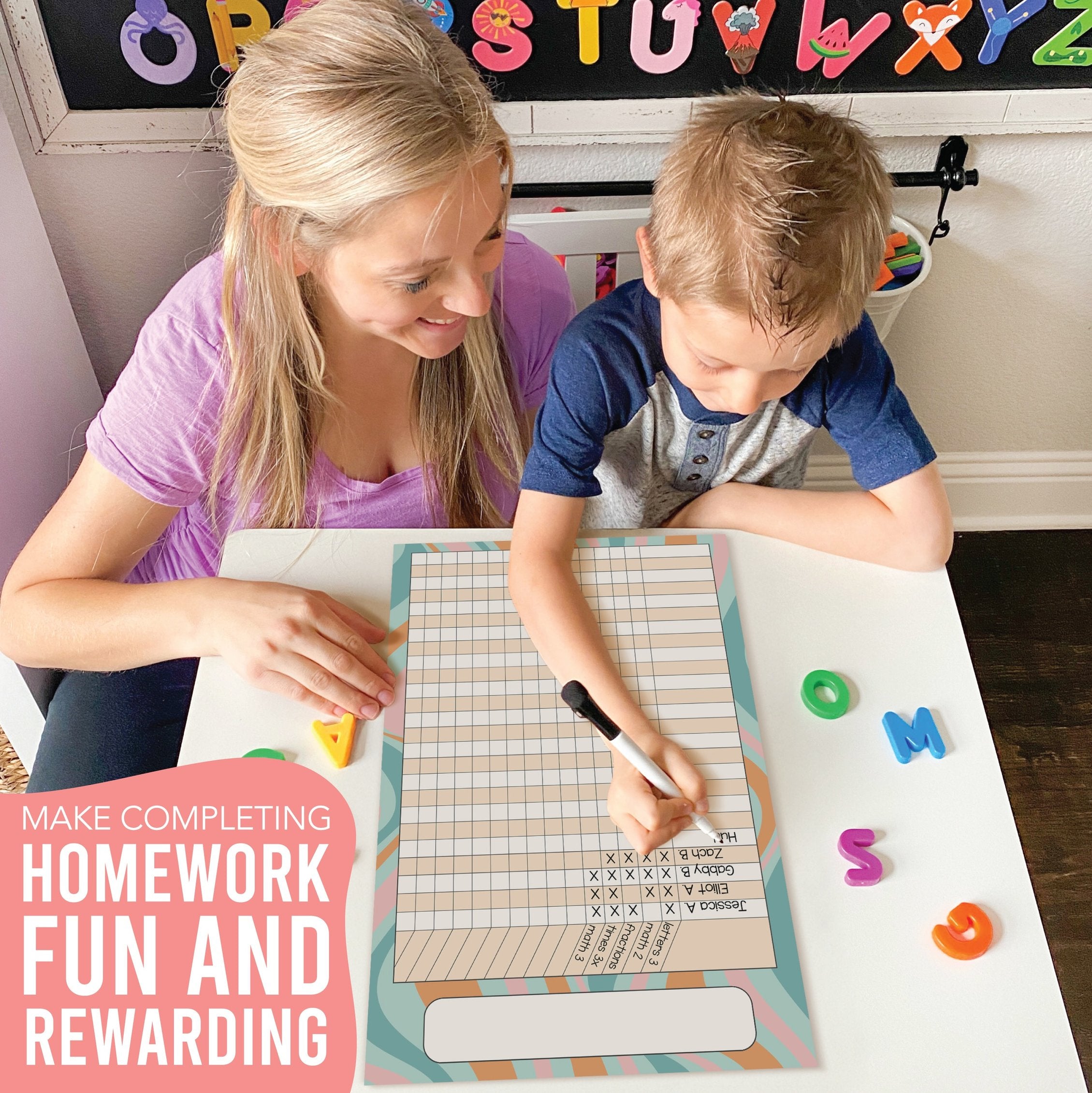 Homework Trackers | Set of 8 | School Supplies