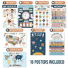 Boho Rainbow Educational Posters | Set of 16 | Classroom Supplies