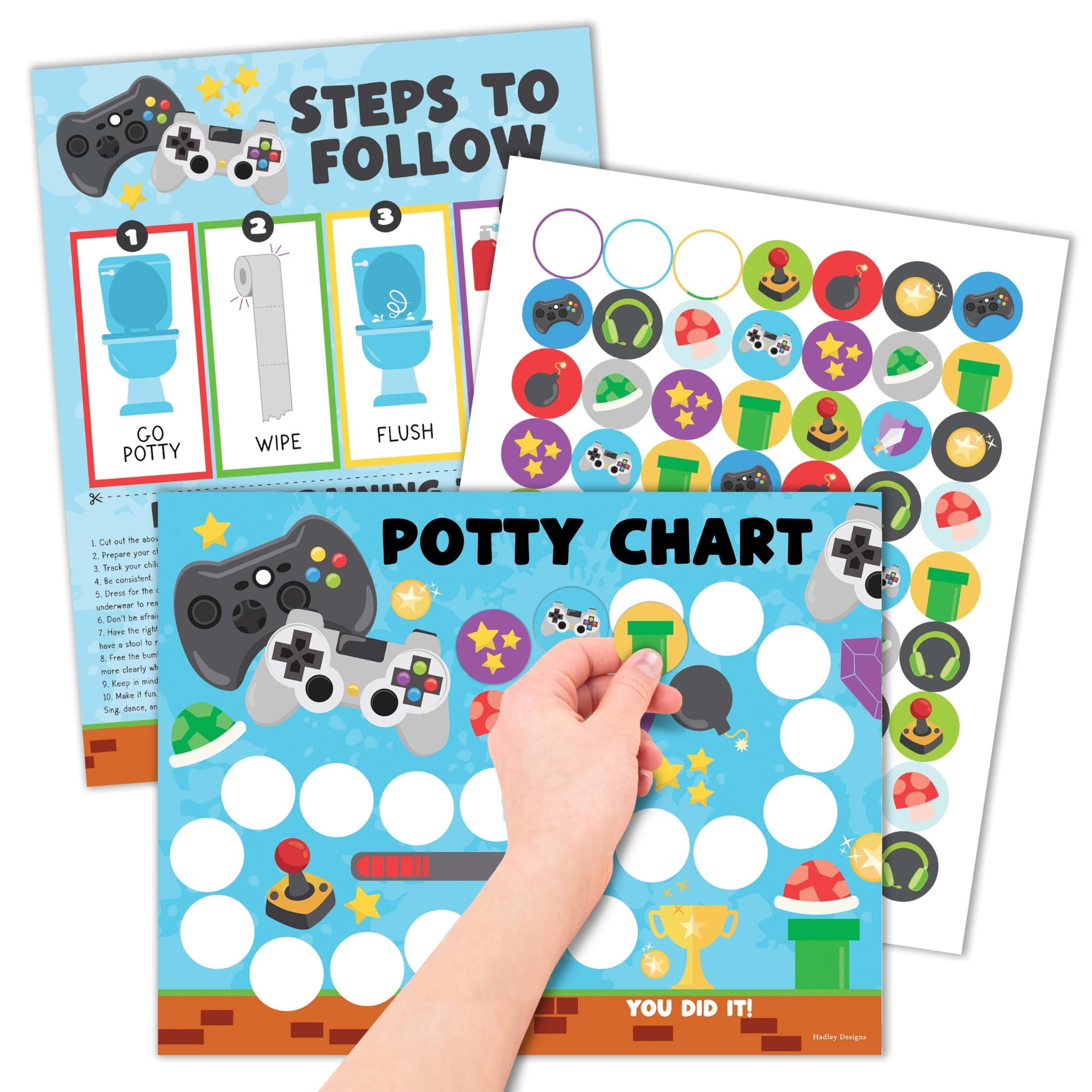Potty Training Chart | Sticker Charts | Early Education - SAMPLE