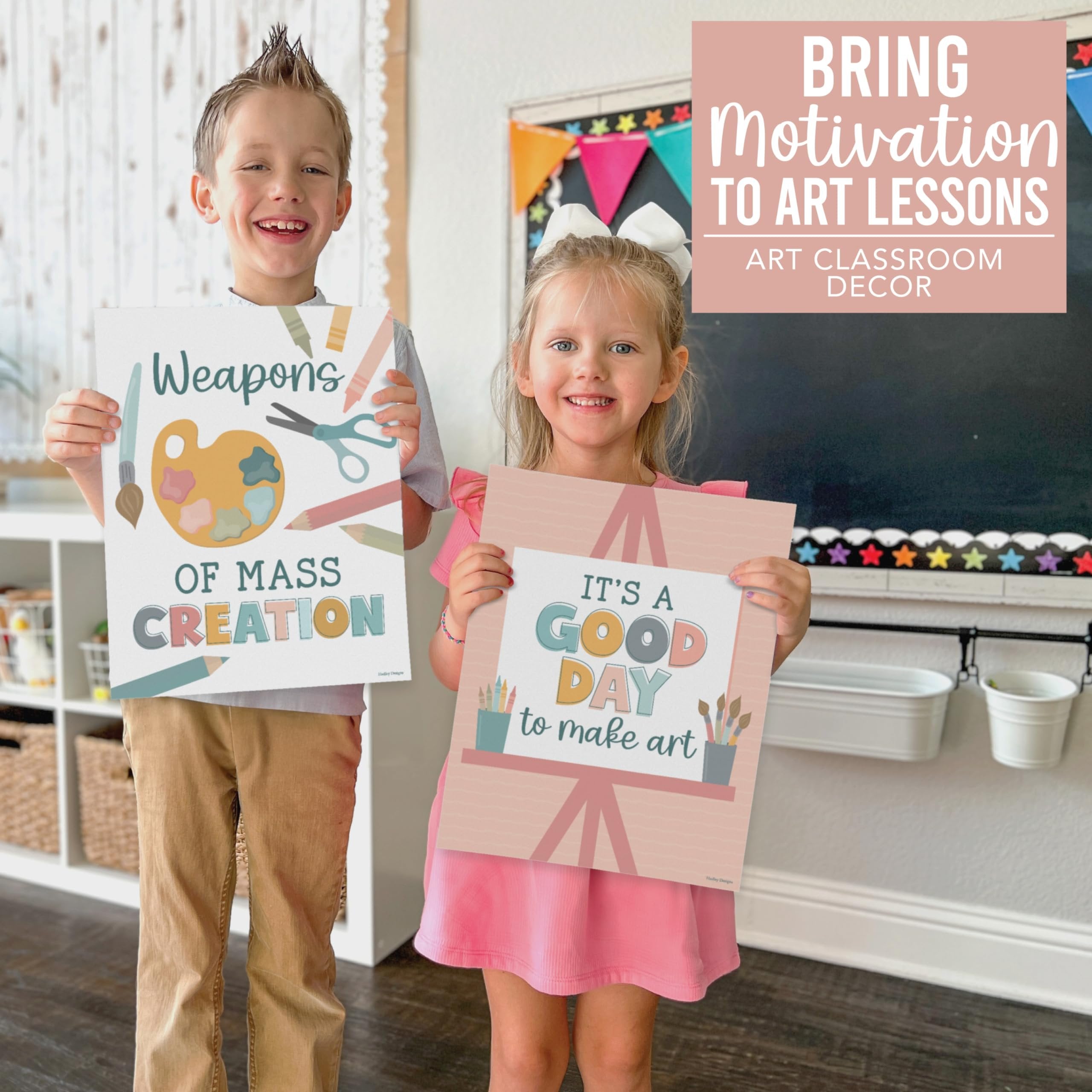 Art Motivational Posters | Set of 6 | Art Classroom Supplies