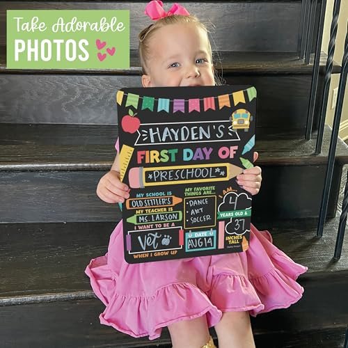 First Day of School Boards | Dry Erase | School Supplies