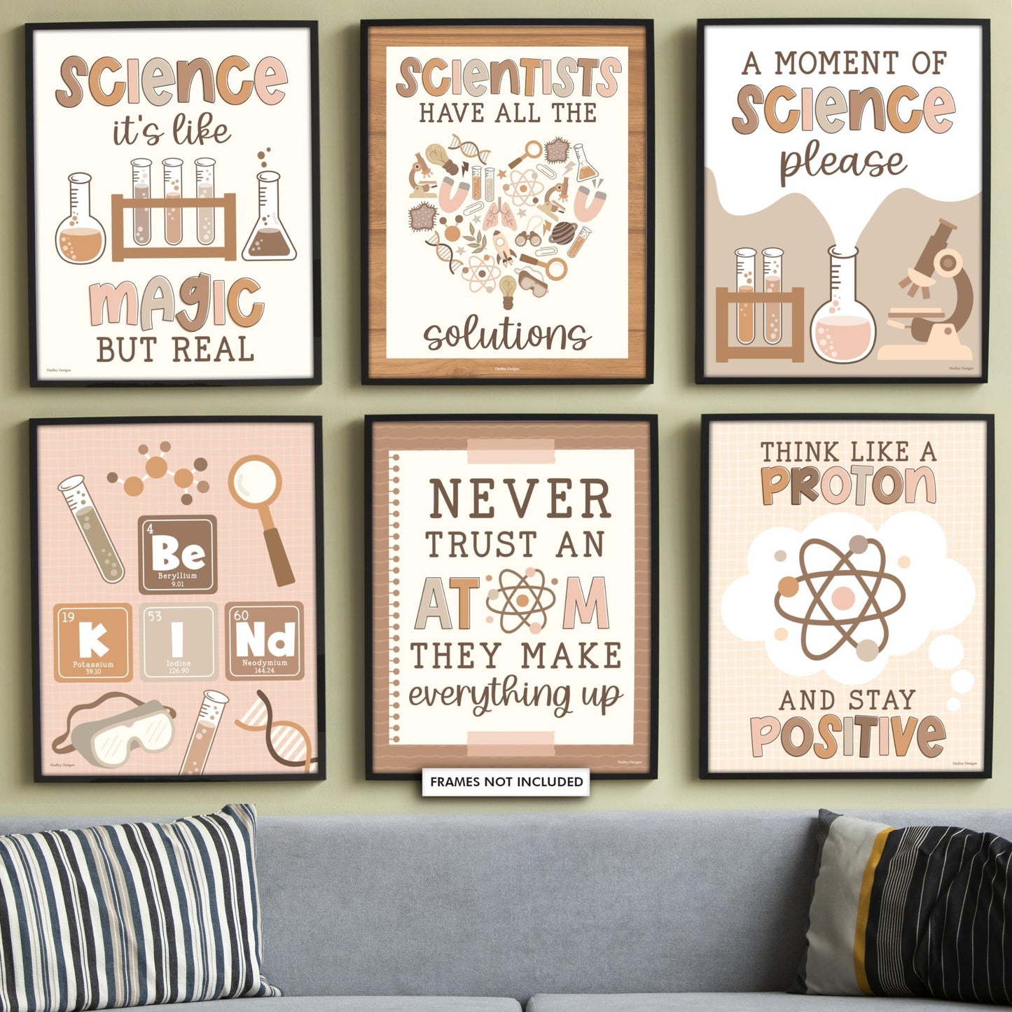 Life Science Posters | Set of 6 | Educational Posters