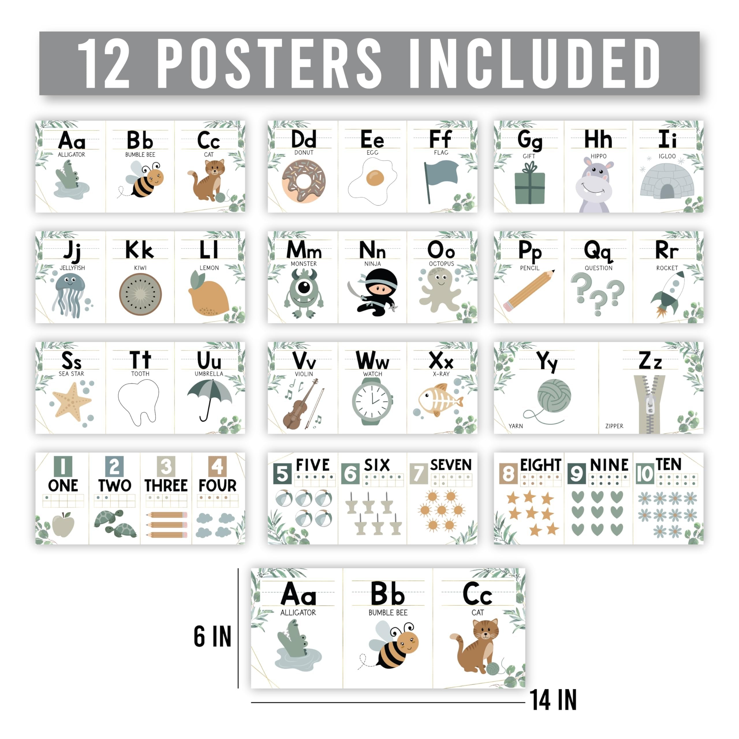 Alphabet Bulletin Board Set | Classroom Supplies | Educational Decor