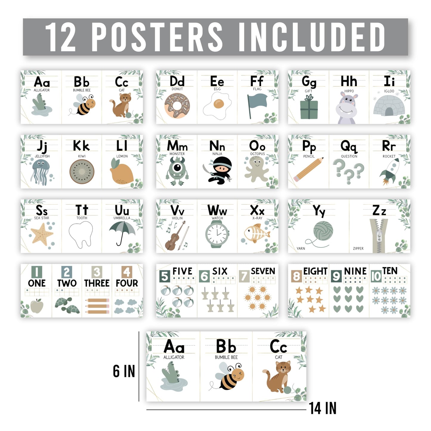 Alphabet Bulletin Board Set | Classroom Supplies | Educational Decor