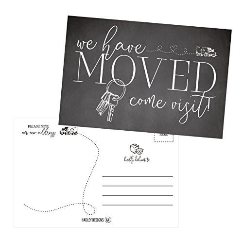 We've Moved Postcards | Set of 50 | Greeting Cards