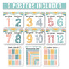 Boho Muted Multiplication Posters | Set of 9 | Classroom Supplies