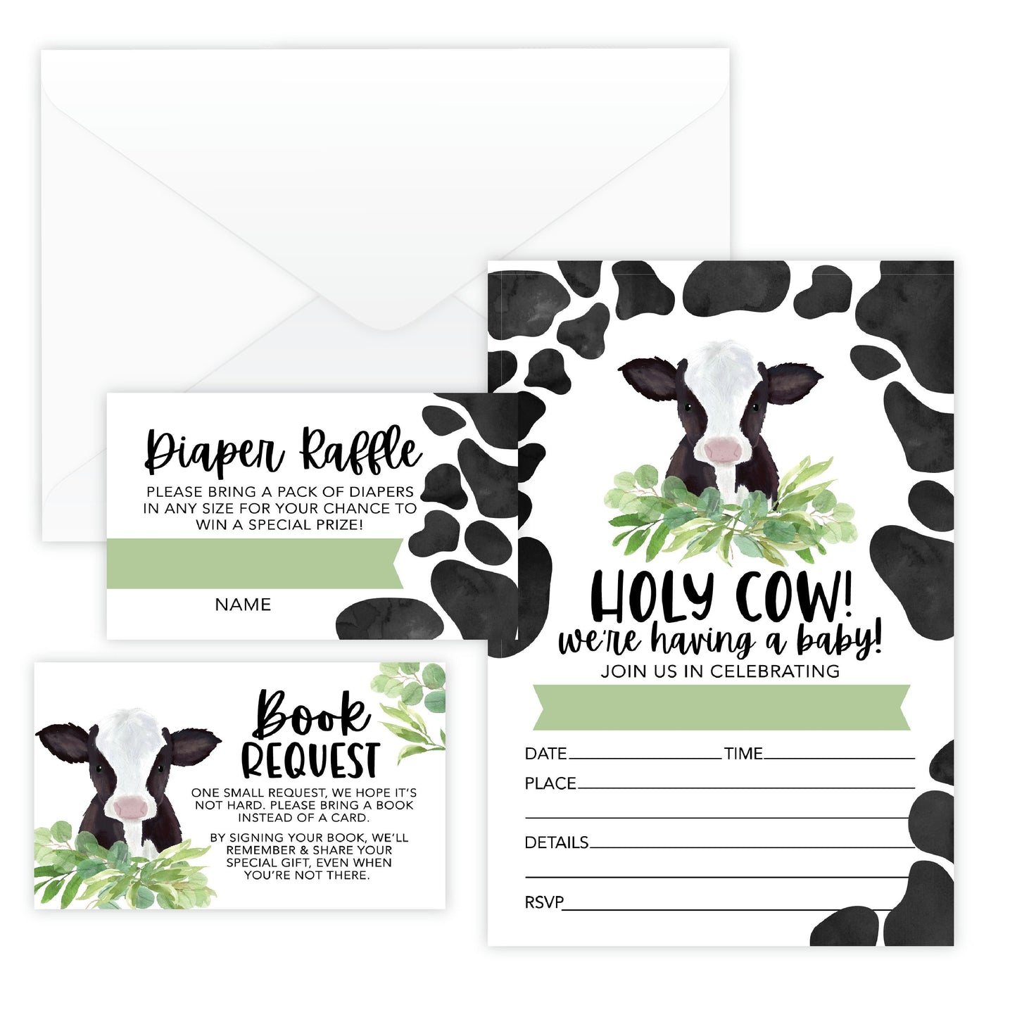 Invitation Bundles | Set of 15 | Baby Shower Supplies