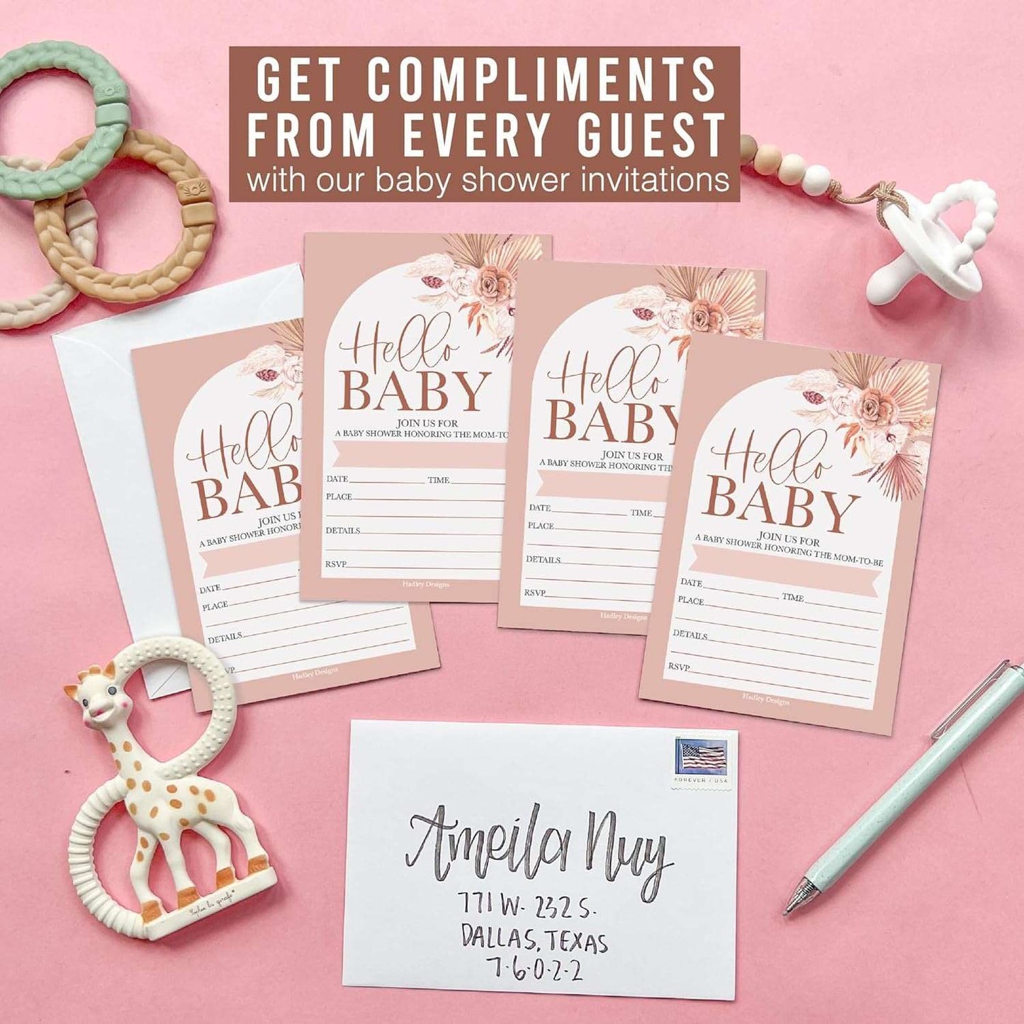 15 Boho Baby Shower Invitations For Girl - Baby Girl Baby Shower Invites For Girl Baby Shower Invitations, Baby Girl Shower Invitations, Invitations For Baby Shower Girl, Baby Invitations