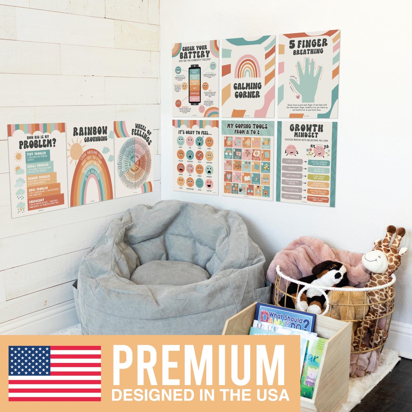 Calming Corner Posters | Set of 9 | Classroom Decor